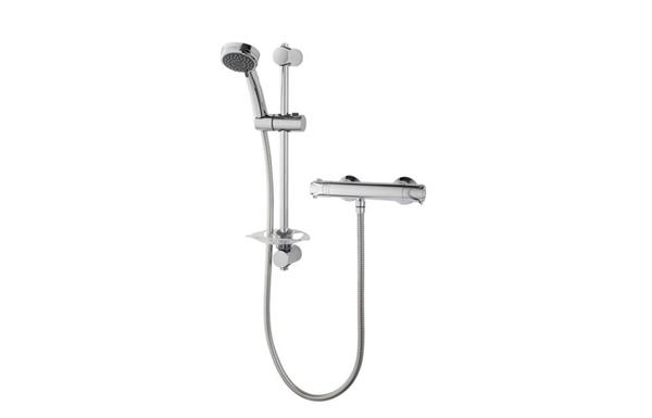 Triton Dene Cool-Touch Thermostatic Bar Mixer Shower - Chrome