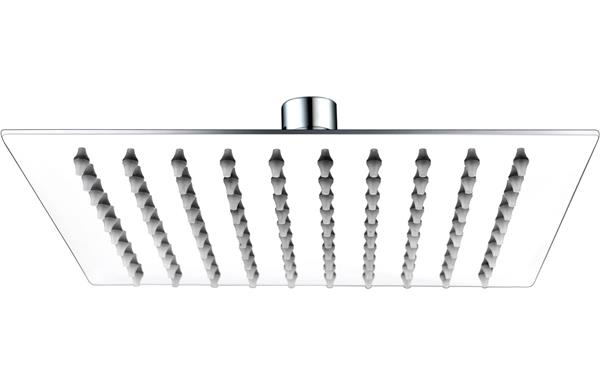 Ultra Slim Square 200mm Showerhead - St/Steel