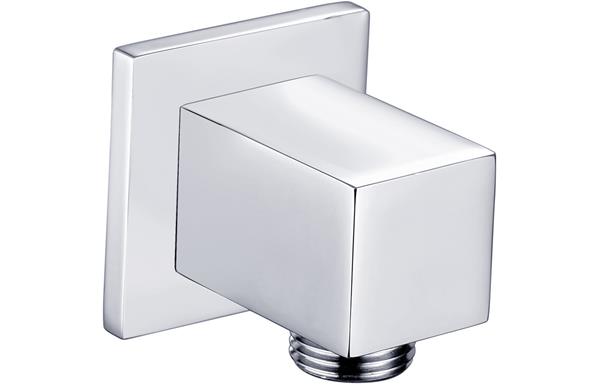 Chrome Wall Outlet Elbow - Square