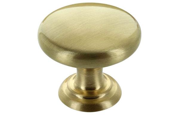 Brushed Brass Door Knob (Single)