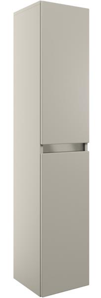 Gatsbi 300mm 2 Door Wall Hung Tall Unit - Latte