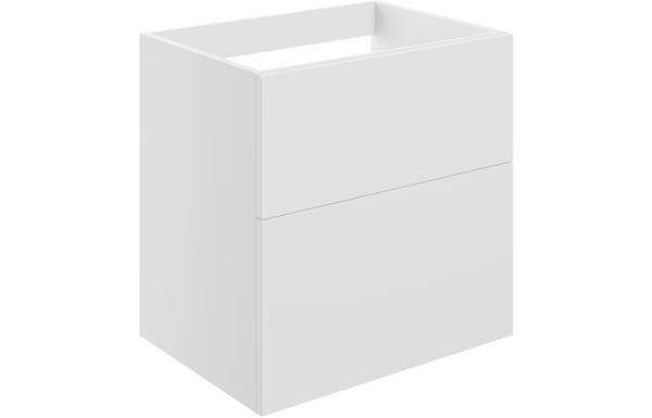 Morino 590mm 2 Drawer Wall Unit (No Top) - Matt White