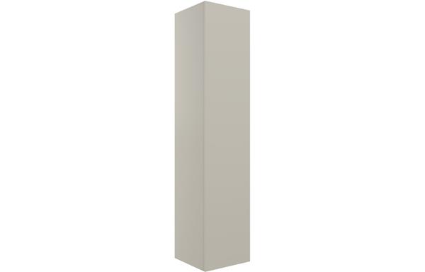 Morino 350mm Wall Hung 1 Door Tall Unit - Matt Latte