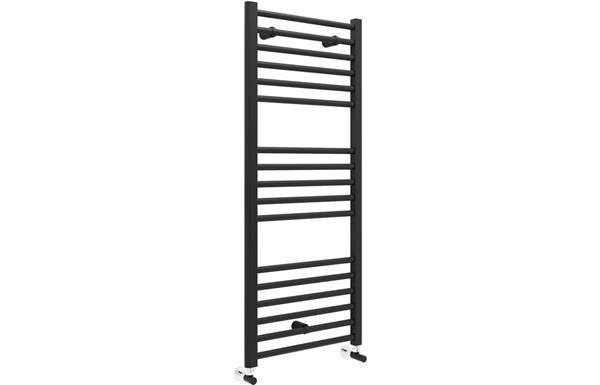 Quadranta Straight 30mm Ladder Radiator 500x1200mm - Matt Black