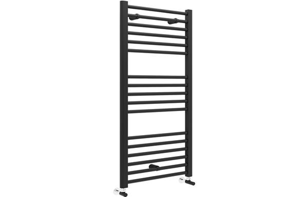 Quadranta Straight 30mm Ladder Radiator 600x1200mm - Matt Black