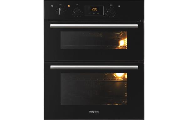 Hotpoint DU2 540 BL B/U Double Electric Oven - Black