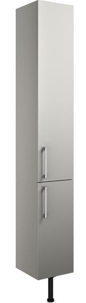 Venosia 300mm 2 Door Tall Unit - Light Grey Gloss