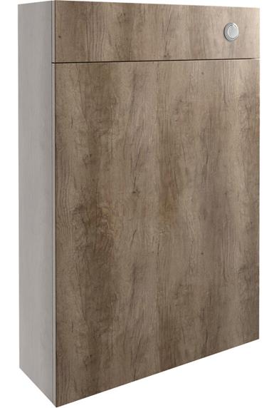 Venosia 600mm Slim WC Unit - Nebraska Oak