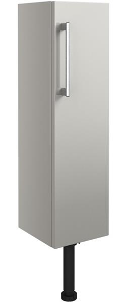 Venosia 200mm Slim Base Unit - Light Grey Gloss