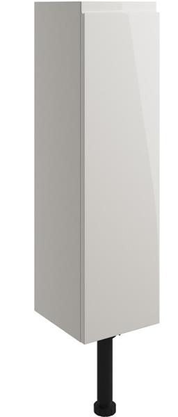 Butlas 200mm Slim Base Unit - Pearl Grey Gloss