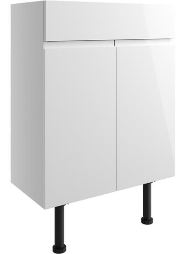 Butlas 600mm Basin Unit - White Gloss