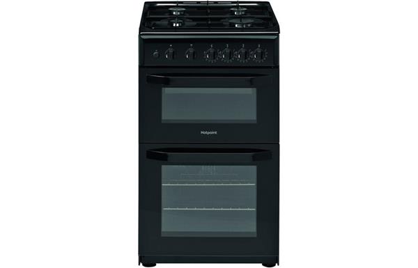 Hotpoint HD5G00KCB/UK Slim Gas Cooker - Black