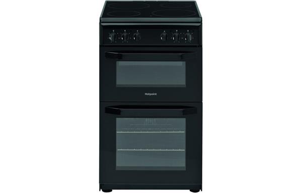 Hotpoint HD5V92KCB/UK Slim Electric Cooker - Black