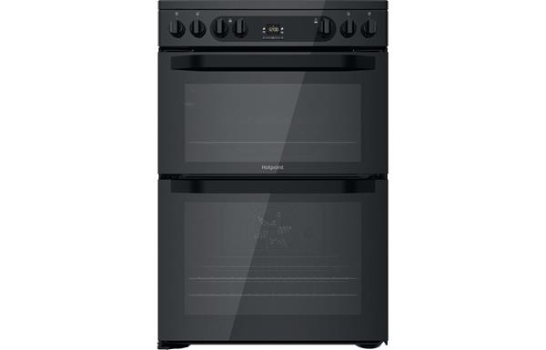 Hotpoint HDM67V92HCB/UK Electric Cooker - Black