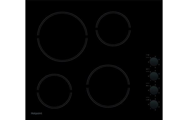 Hotpoint HR 619 CH 60cm Ceramic Hob - Black