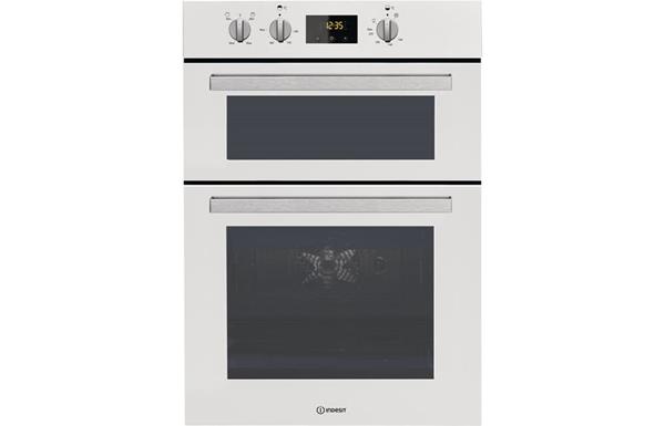 Indesit IDD 6340 WH B/I Double Electric Oven - White