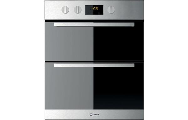 Indesit IDU 6340 IX B/U Double Electric Oven - St/Steel