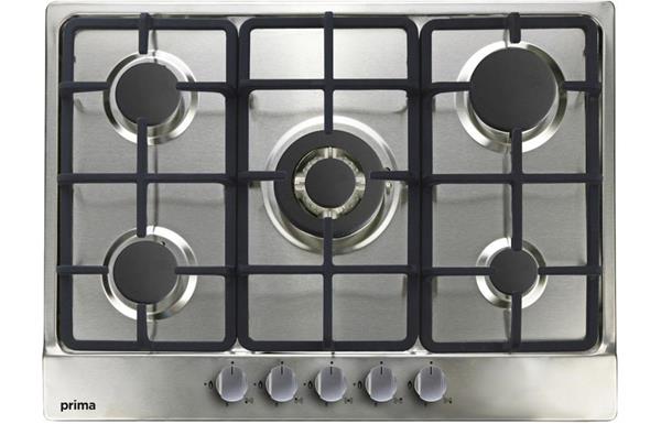 Prima PRGH114 70cm Gas Hob (Cast Iron) - St/Steel