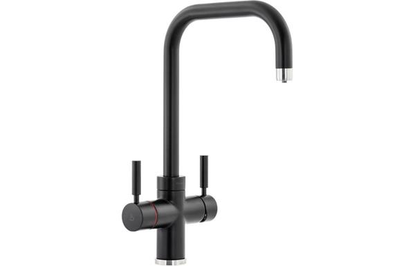 Abode Prostyle Quad Spout Monobloc 3-in-1 Tap - Matt Black