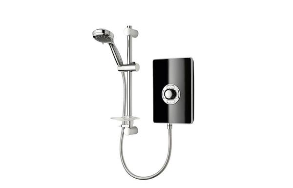 Triton Aspirante 8.5kW Contemporary Electric Shower - Black Gloss