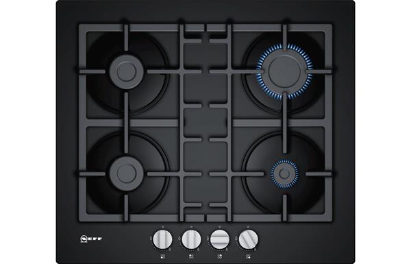 Neff N50 T26CB49S0 60cm Gas on Glass Hob - Black