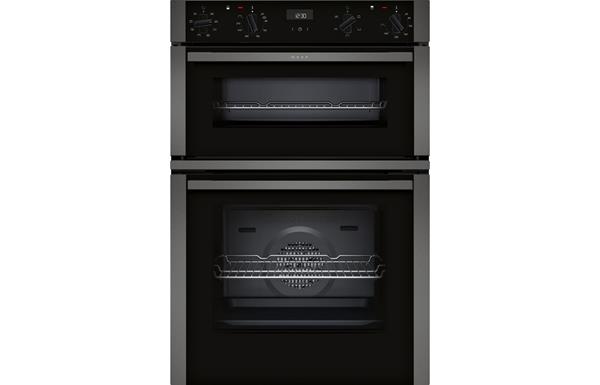 Neff N50 U1ACE2HG0B B/I Double Electric Oven - Graphite Grey