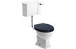 Avignon Low Level WC & Indigo Ash Soft Close Seat