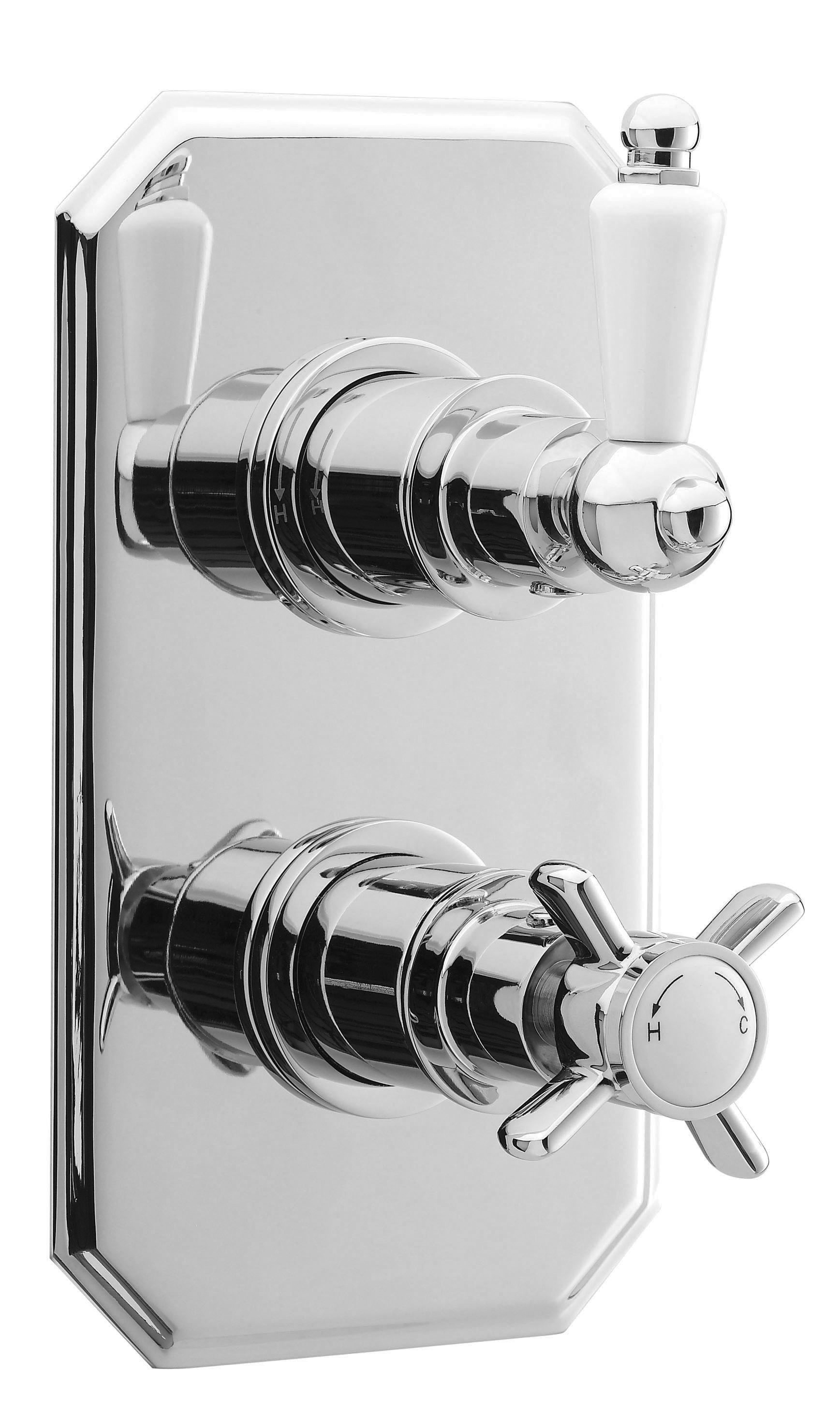 Twin Thermostatic Shower Valve