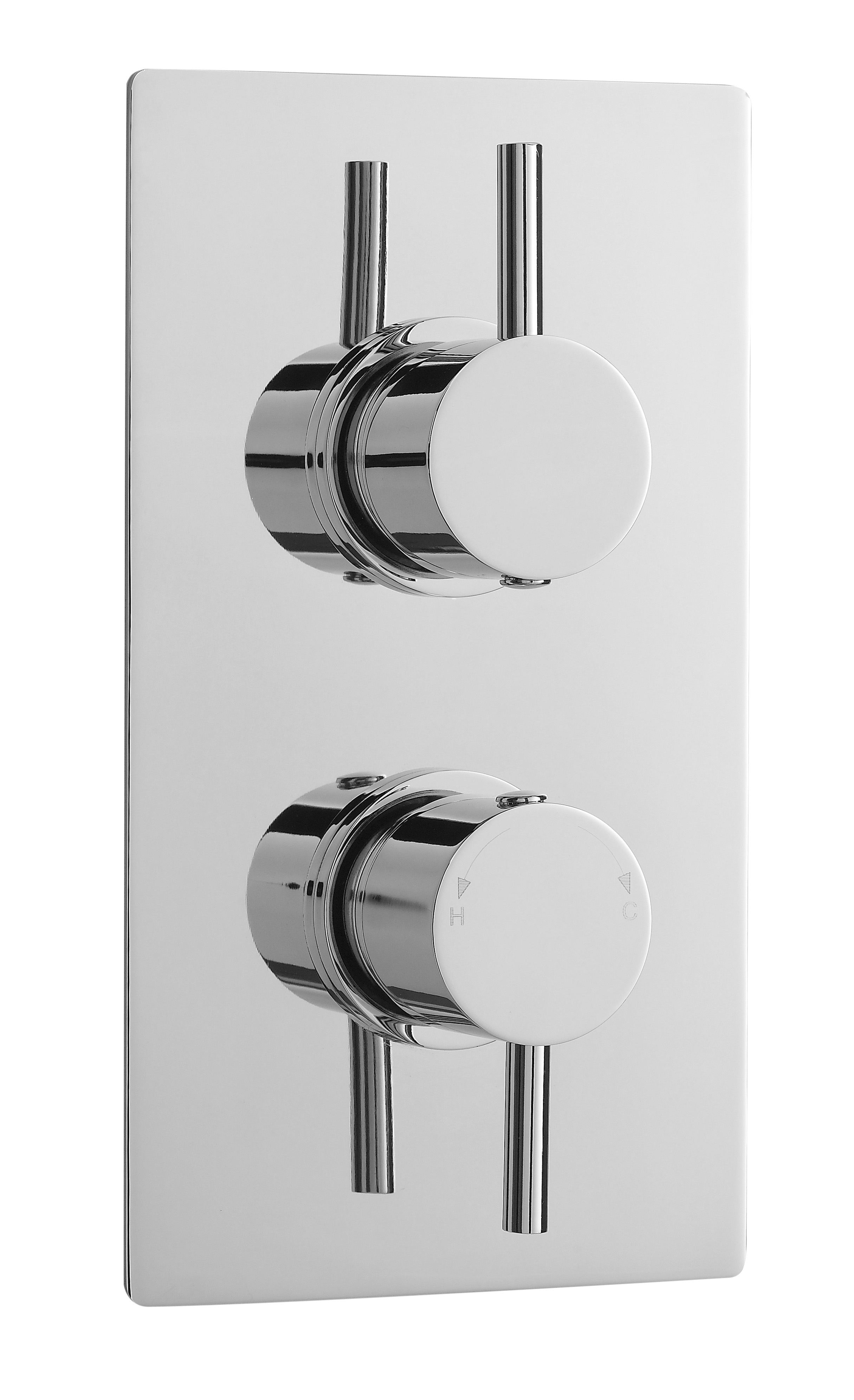 Twin Thermostatic Shower Valve