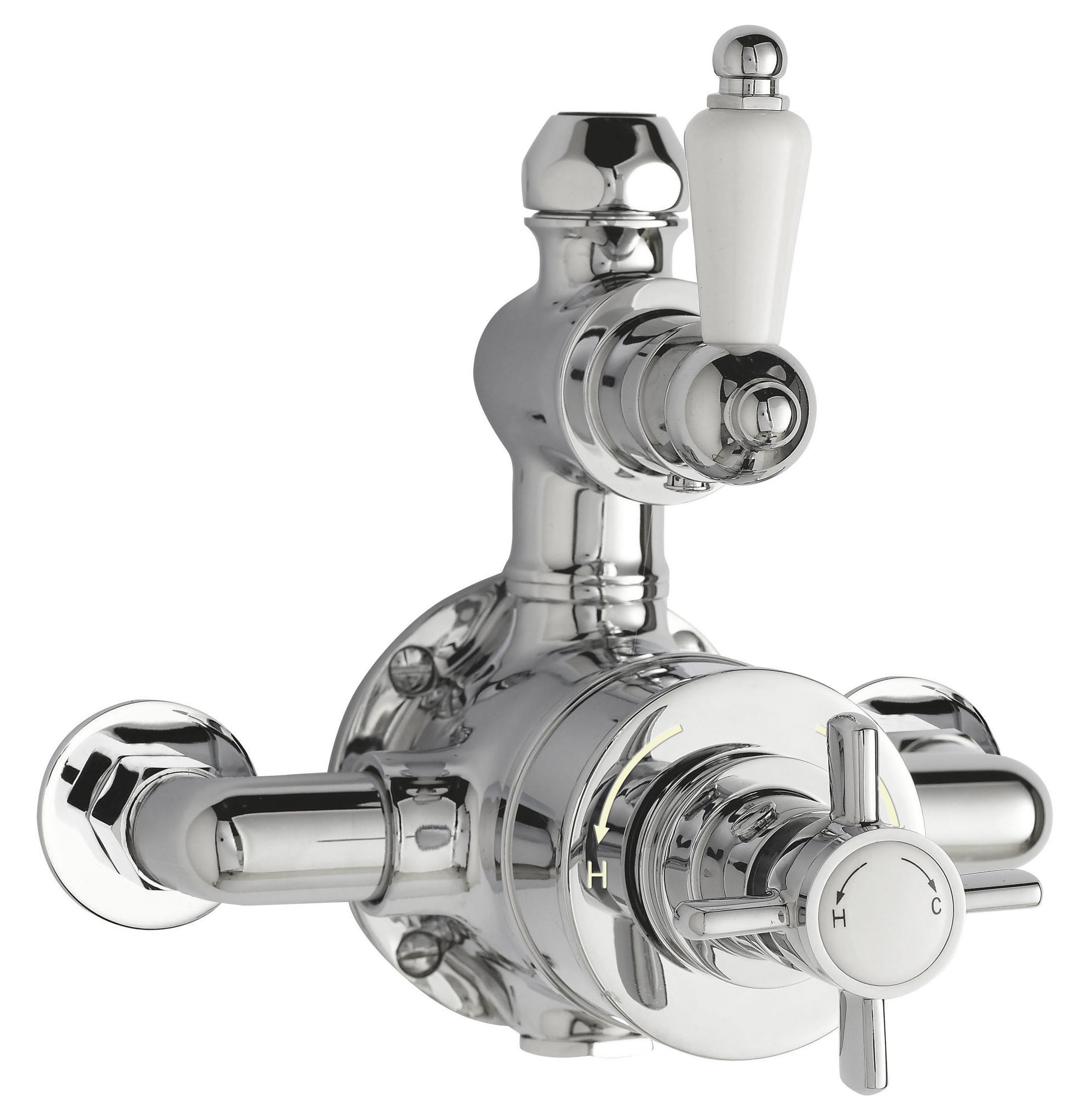 Twin Thermostatic Shower Valve