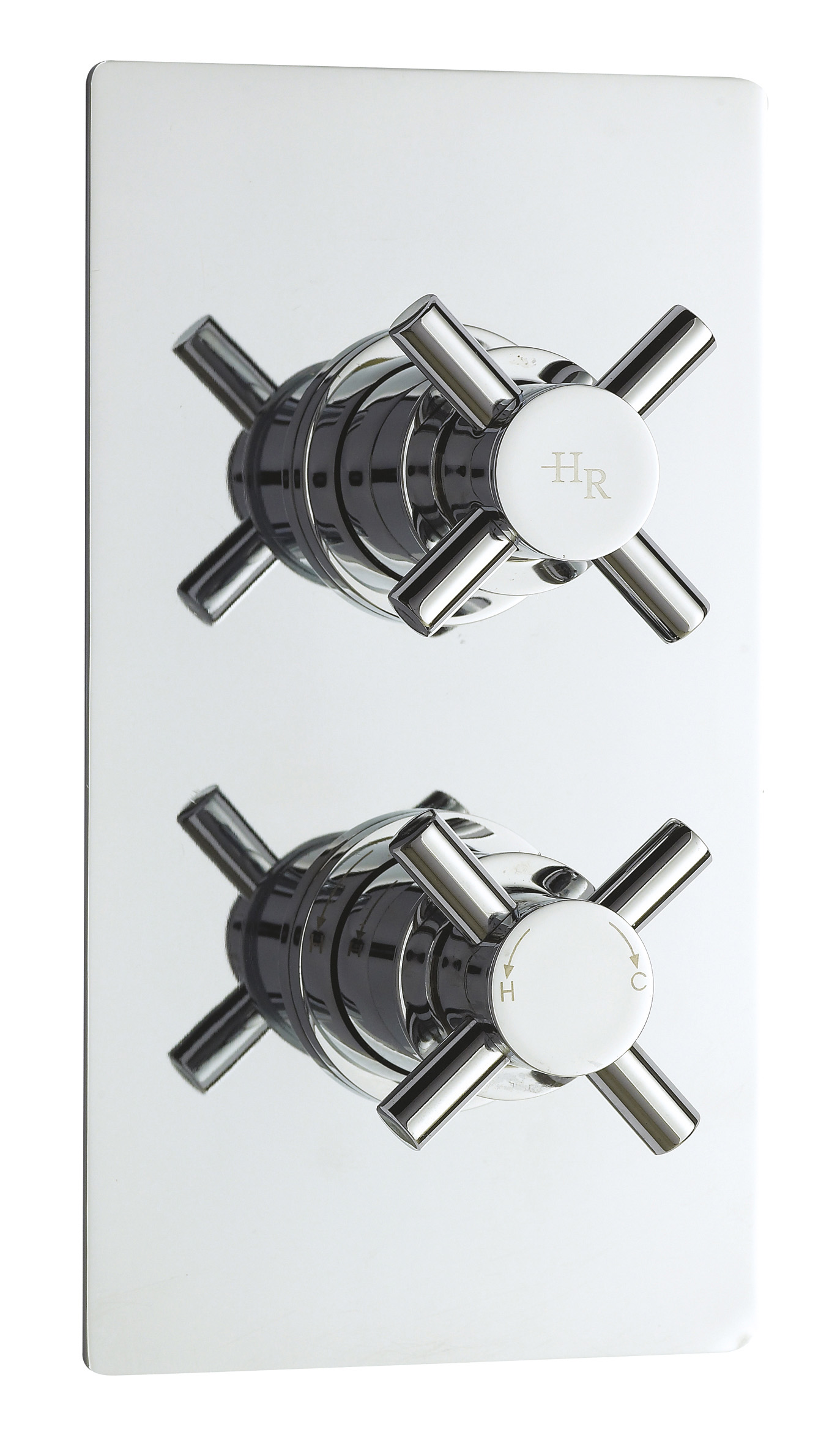 Twin Thermostatic Shower Valve With Diverter