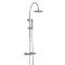 Round Brass Thermostatic Bar Valve & Shower Kit