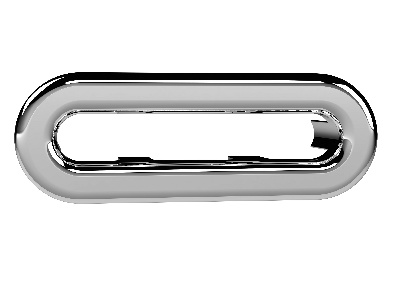 Oval Chrome Overflow Cover