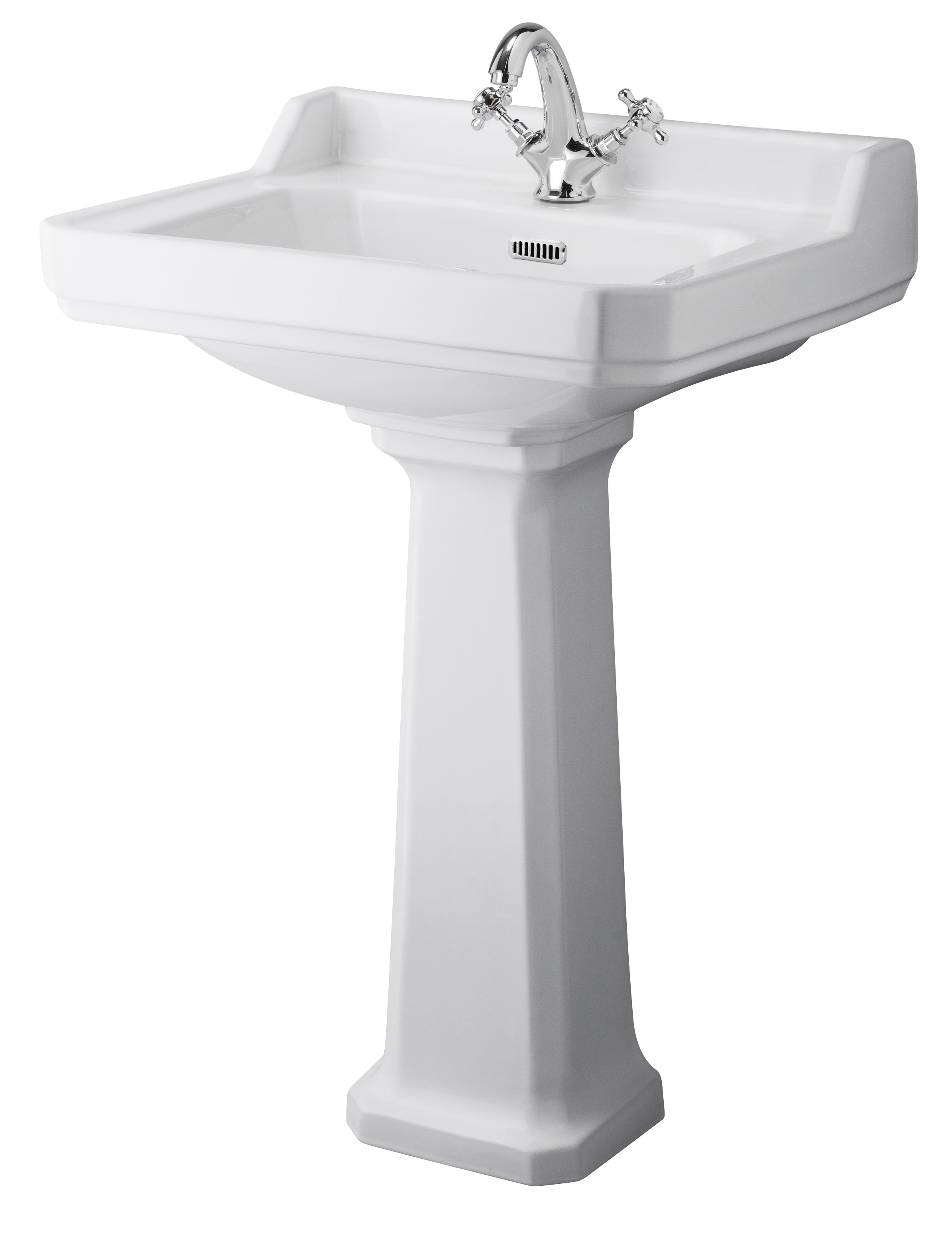 600mm Basin & Pedestal (1 Tap Hole)