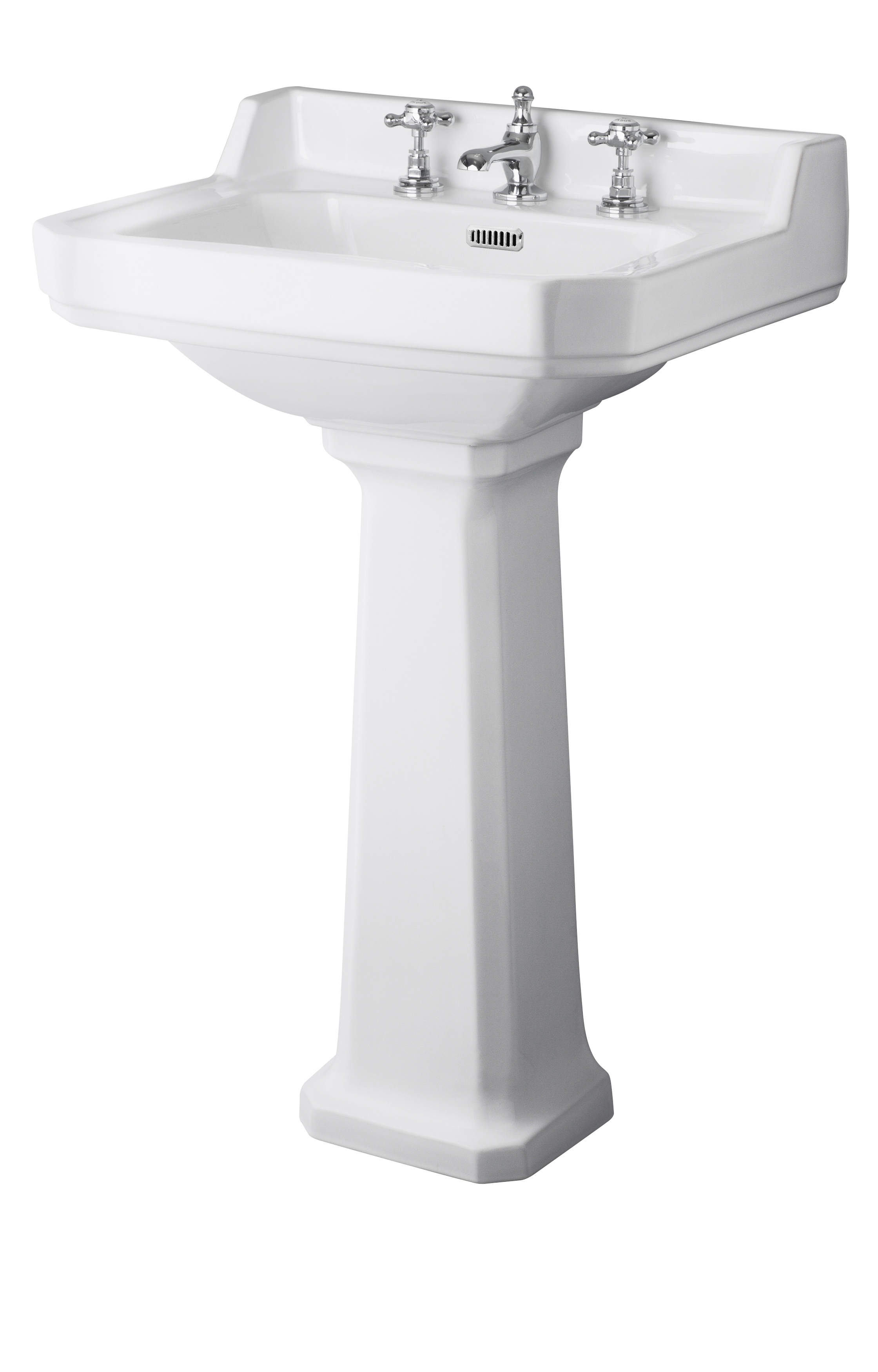 560mm Basin & Pedestal (3 Tap Hole)