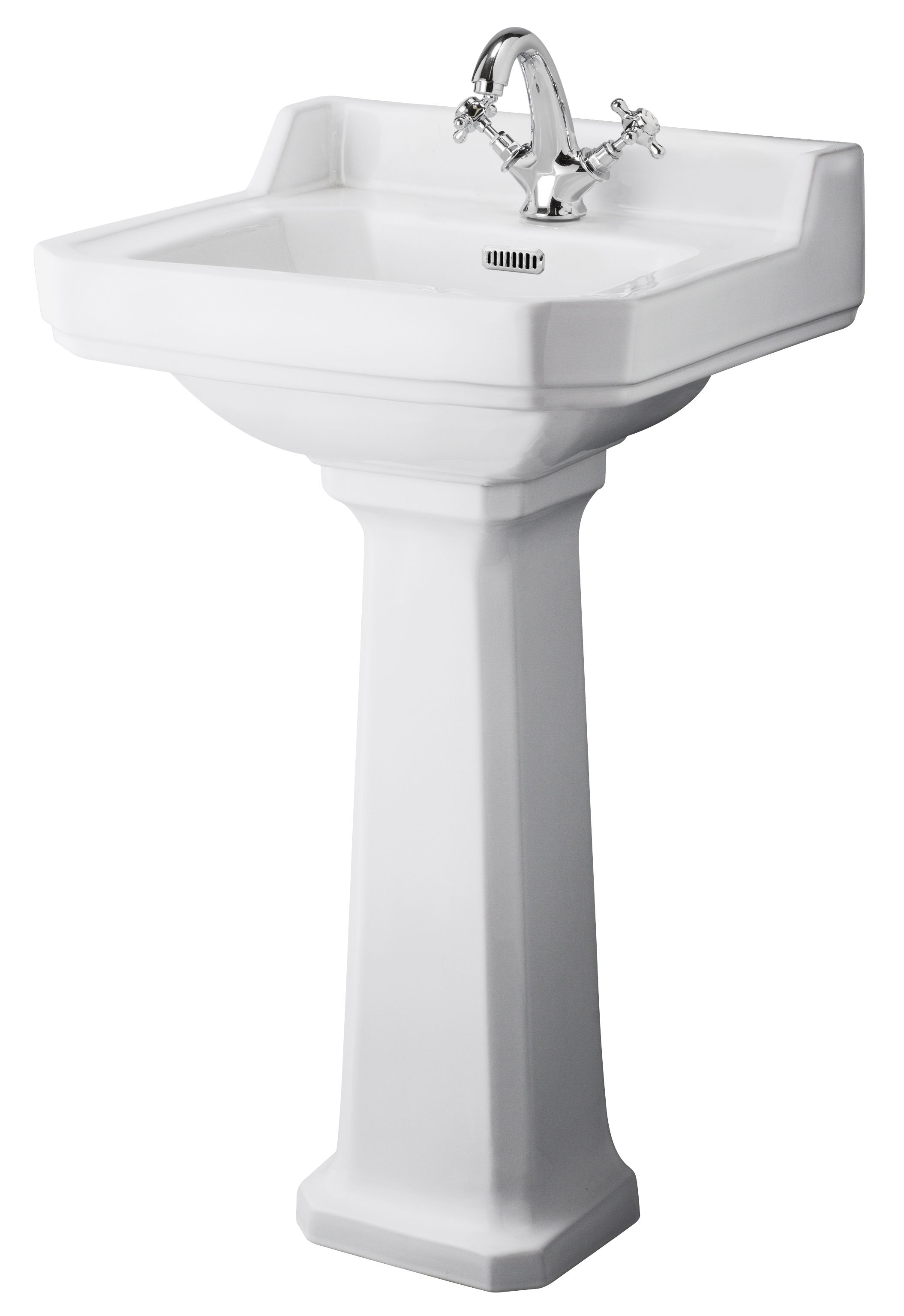 500mm Basin & Pedestal (1 Tap Hole)