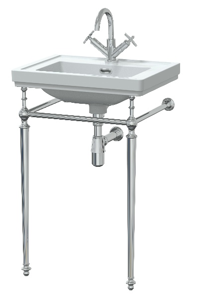 500mm 1TH Basin With Traditional Stand