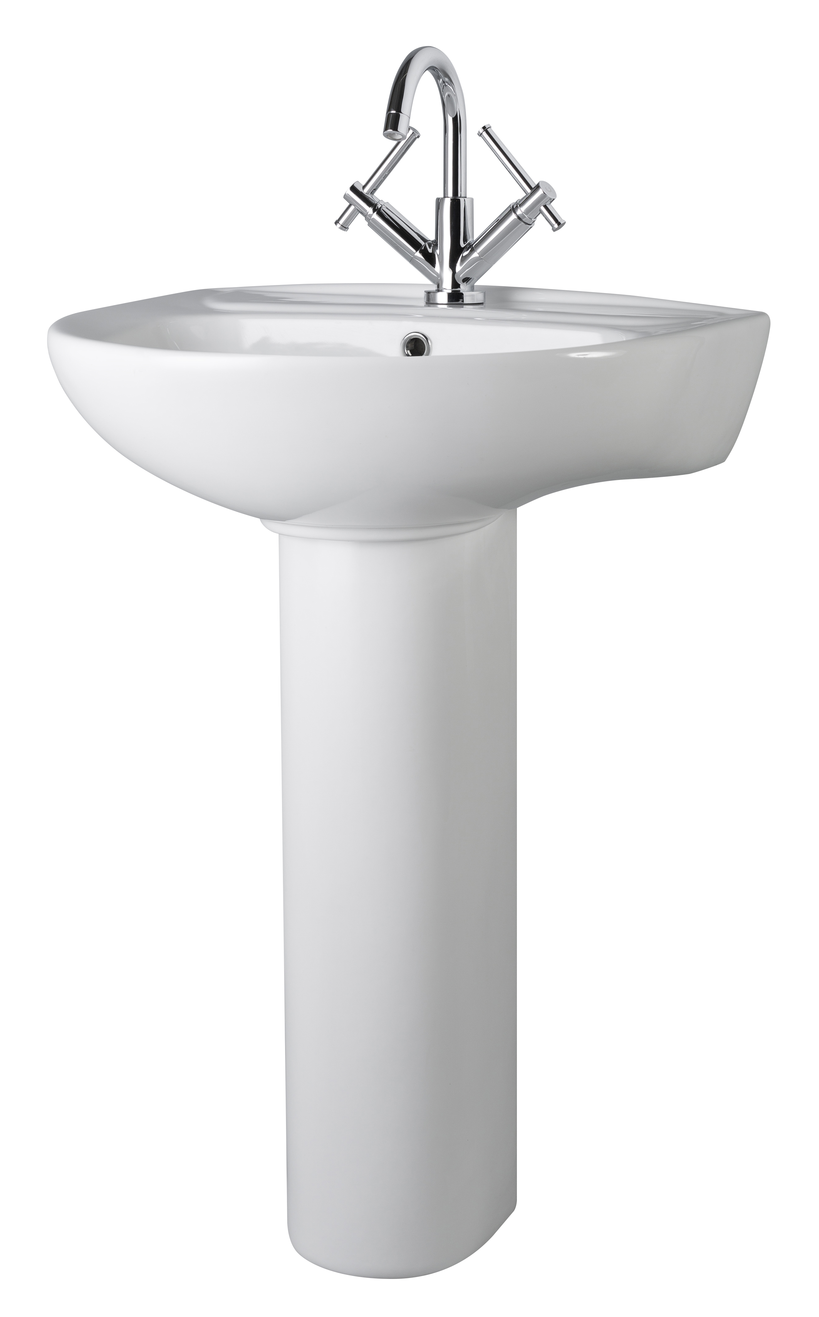 550mm 1TH Basin & Pedestal