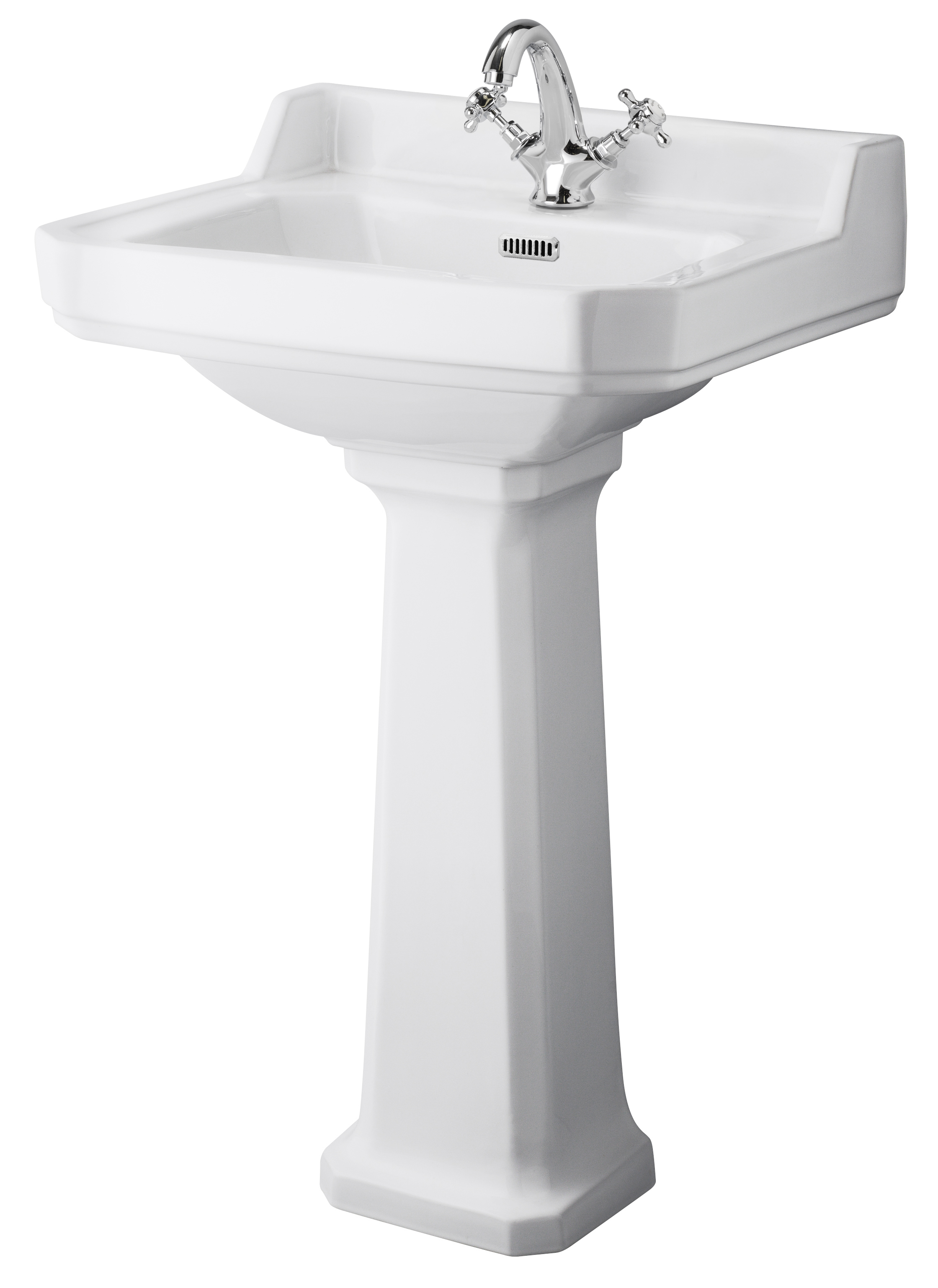 560mm Basin & Pedestal (1 Tap Hole)