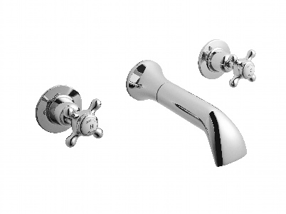 3 Tap Hole Wall Mounted Basin Mixer