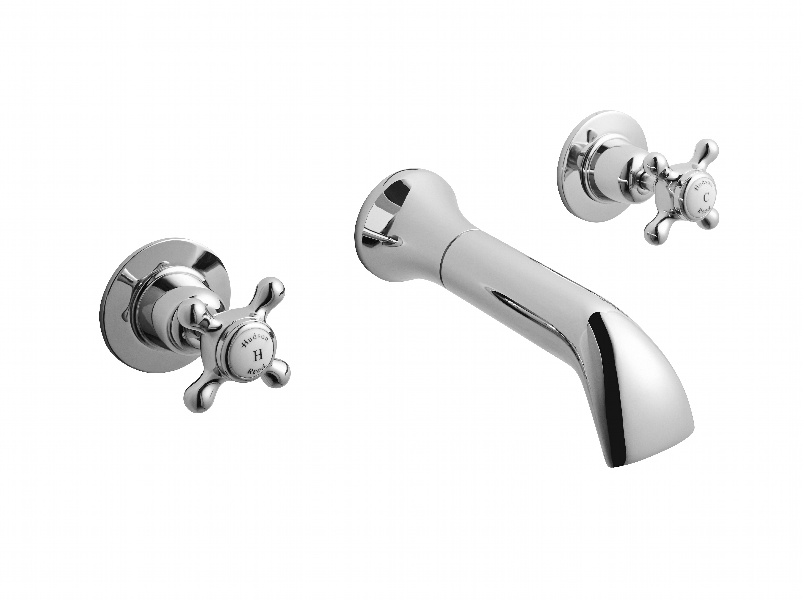 3 Tap Hole Wall Mounted Basin Mixer