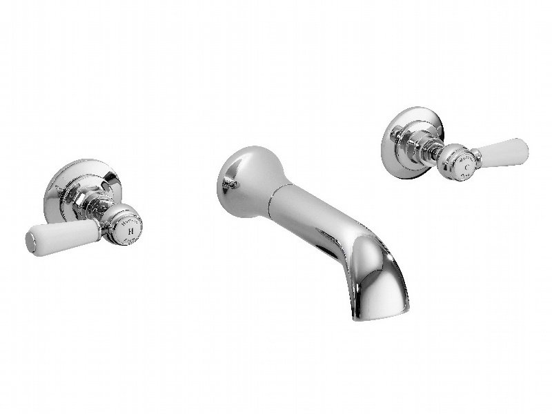 3 Tap Hole Wall Mounted Basin Mixer