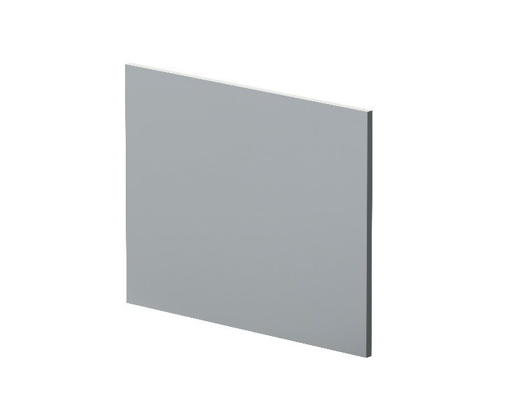 700mm Square Shower Bath End Panel