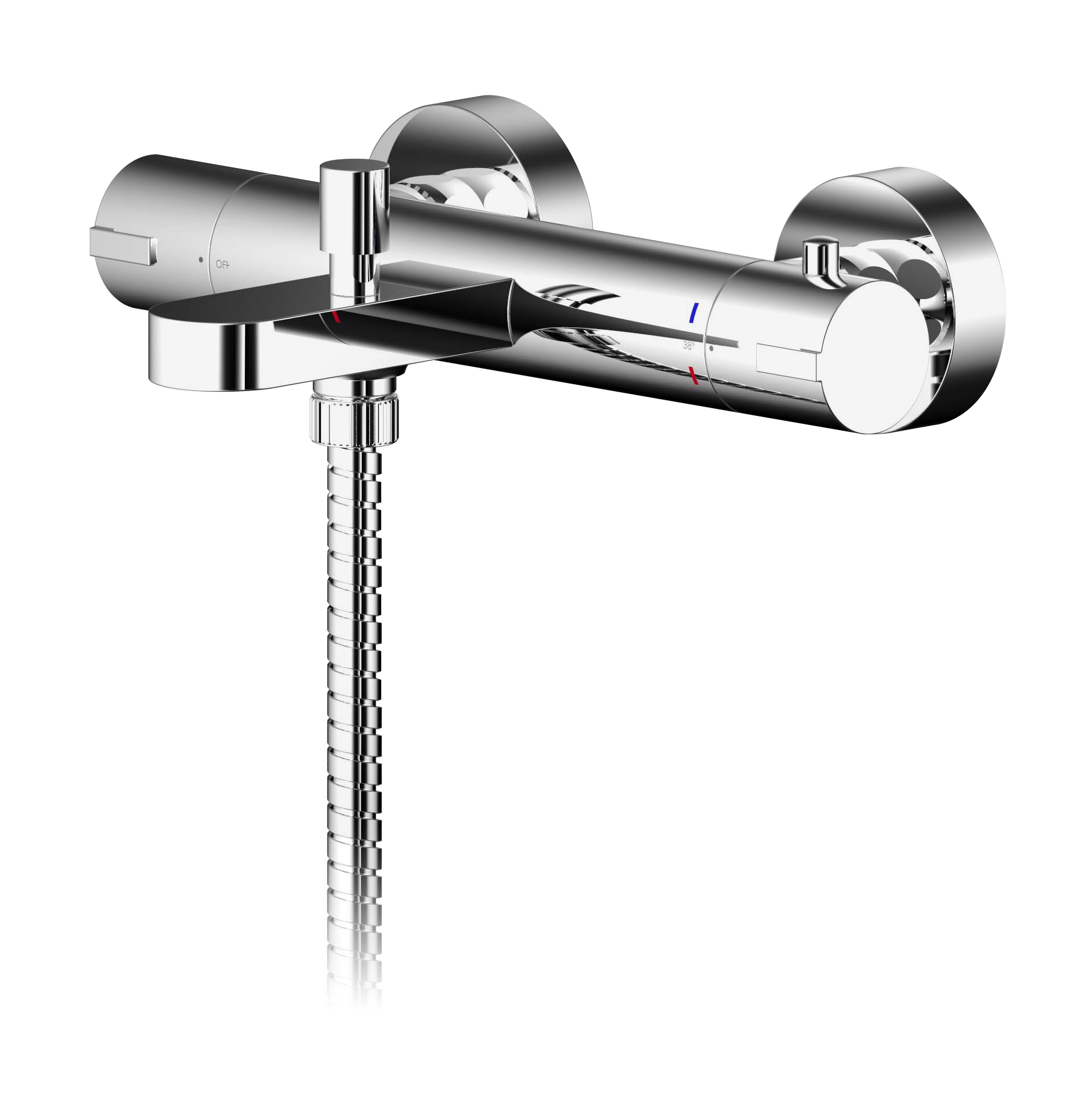 Wall Mounted Thermostatic Bath Shower Mixer