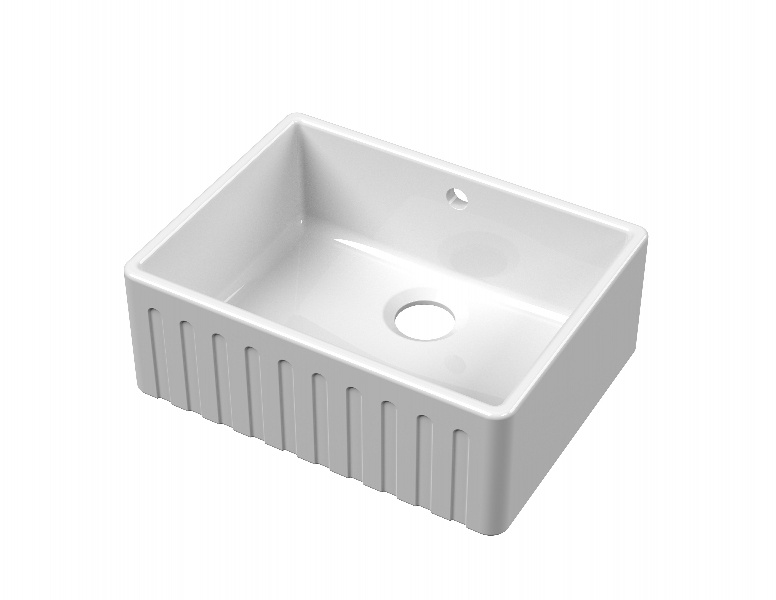 Butler Sink Deco with Overflow 595x450x220