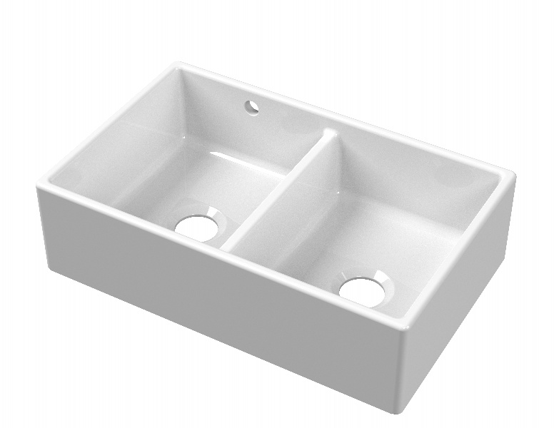 Butler Sink Stepped Weir & Overflow 795x500x220