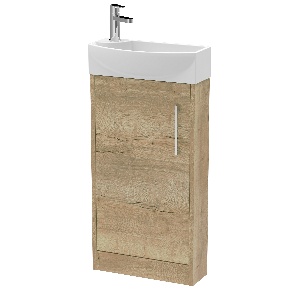 440mm Floor Standing 1 Door Unit & 1TH Basin RH