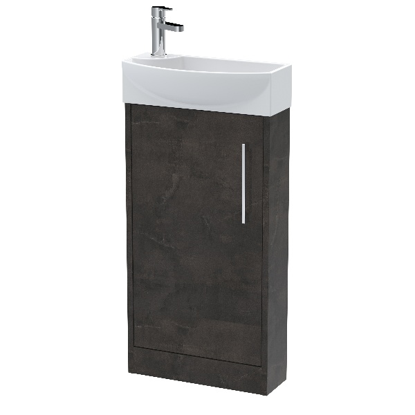 440mm Floor Standing 1 Door Unit & 1TH Basin RH