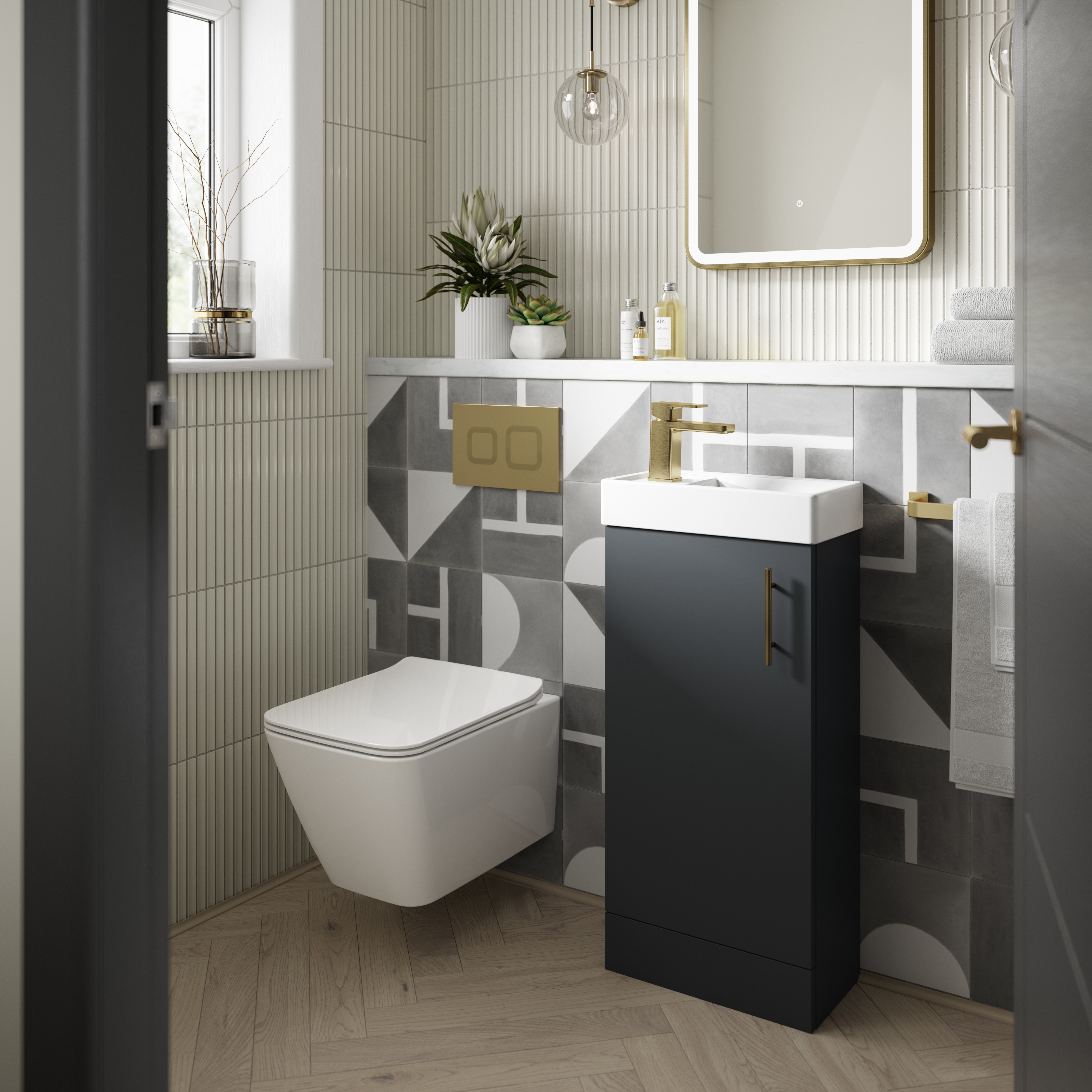 400mm Floor Standing Vanity & Basin