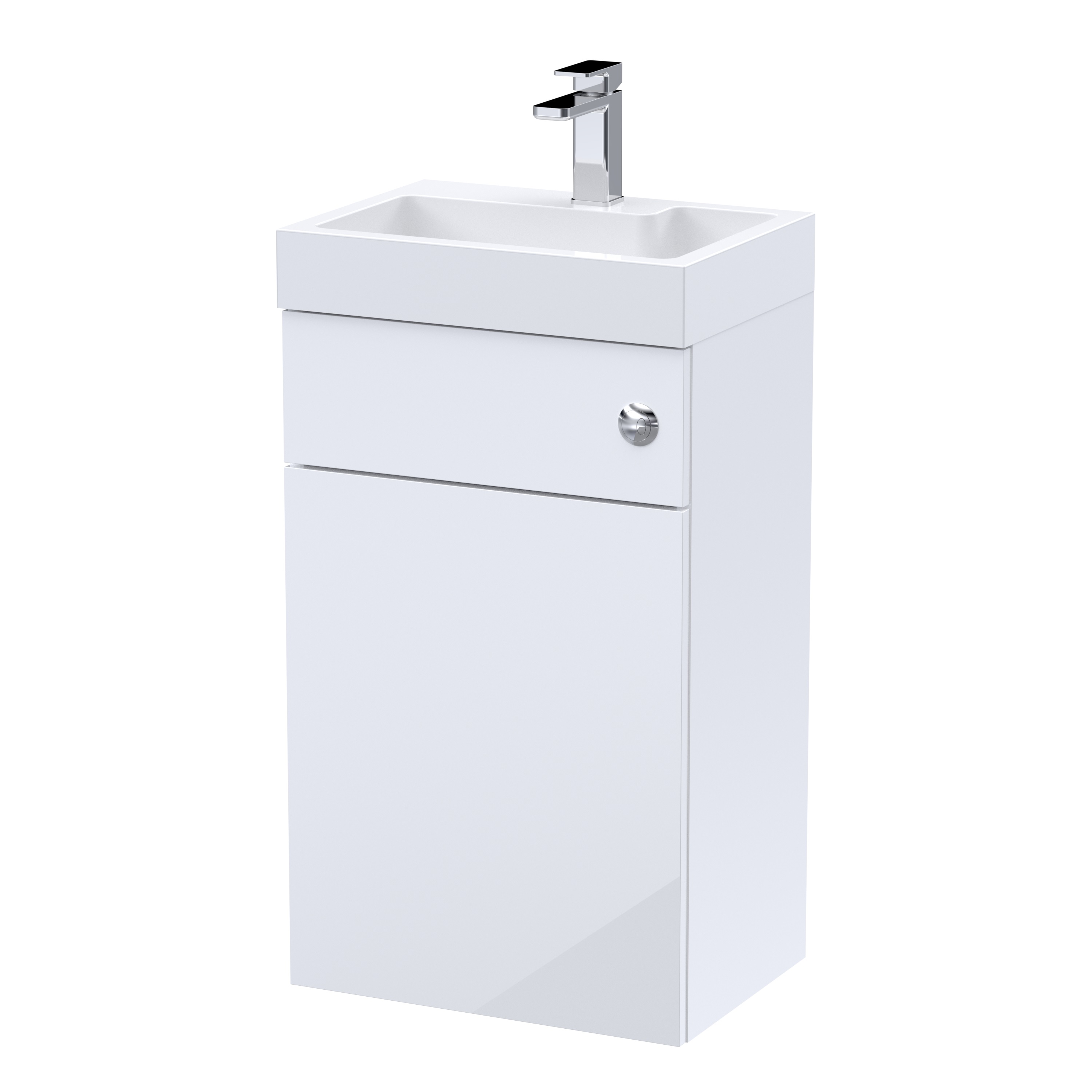 500mm Basin & WC Unit